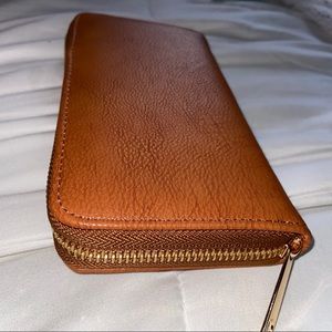 Ladies Brown Faux Leather Wallet